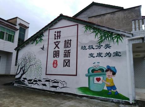 兴平墙绘是现在流行的墙体广告