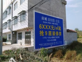 兴平墙体广告质量分析