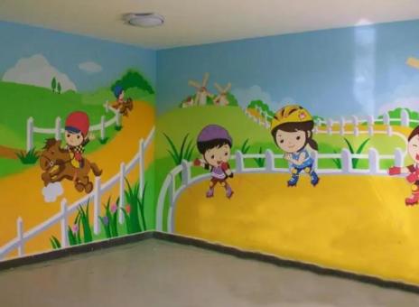 兴平幼儿园墙体彩绘制作流程及注意事项