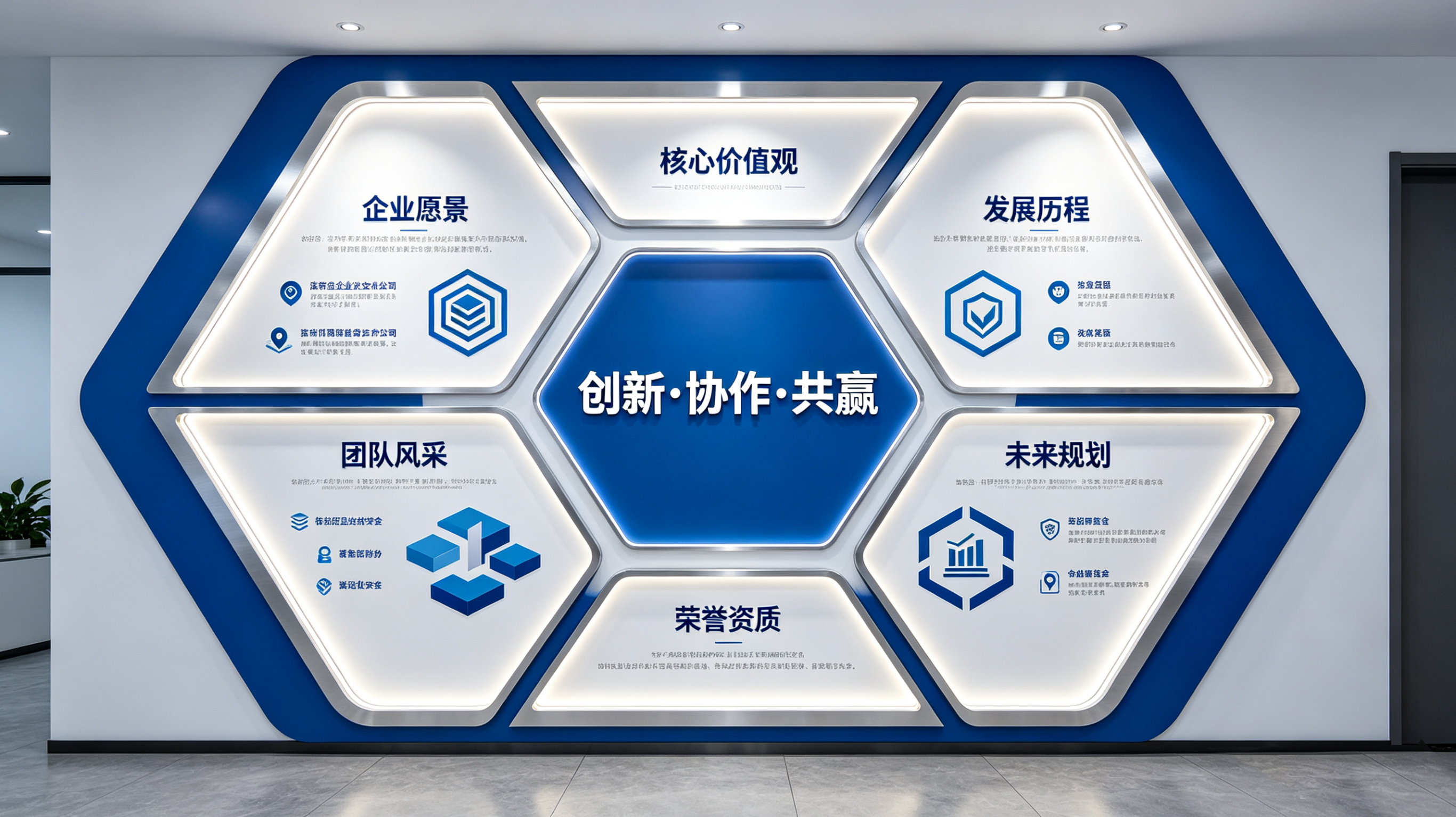 兴平企业文化墙六边形避坑指南（新手常犯5个错误）